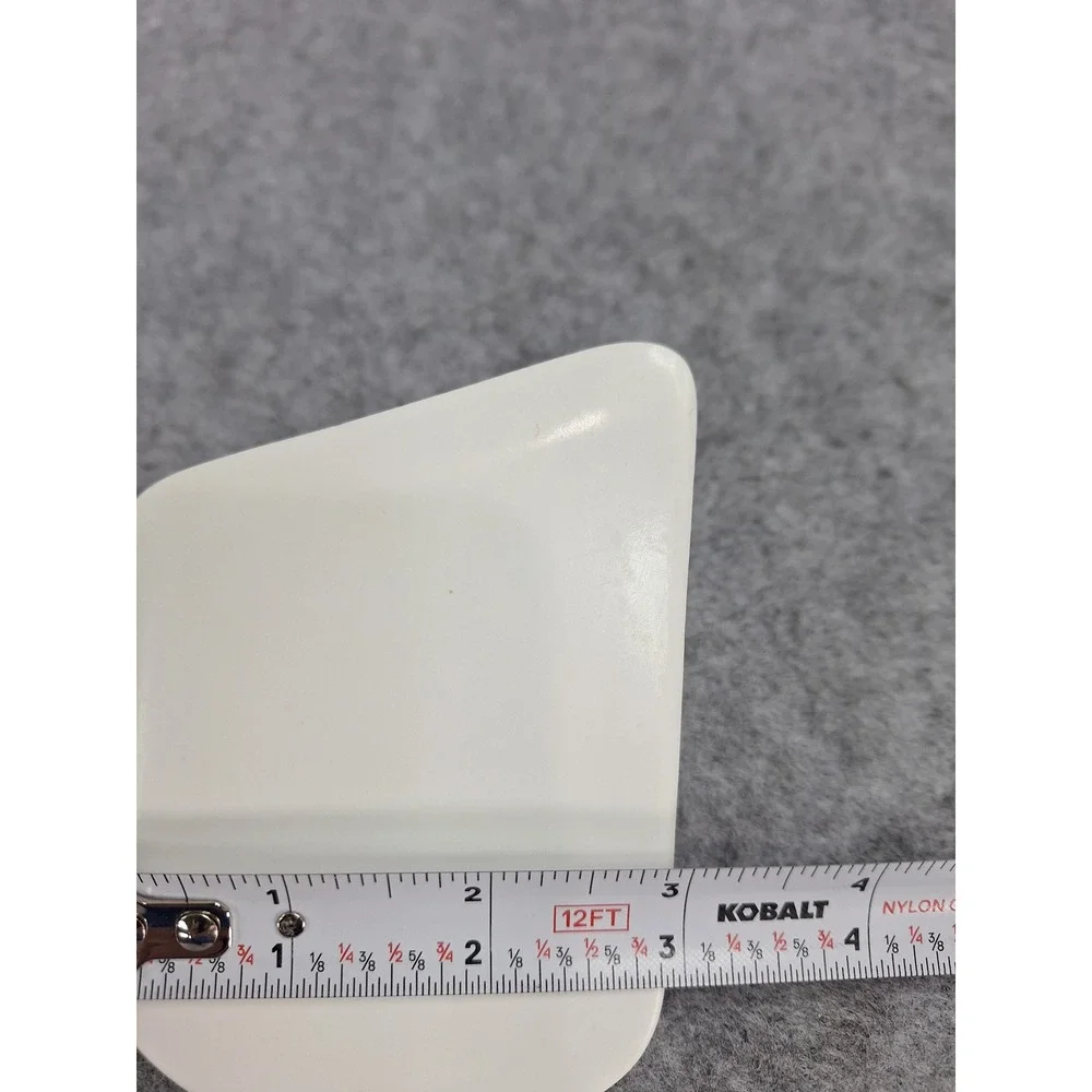 White Melamine Angled Spatula White Kitchen Utensil Cooking Baking Utensil